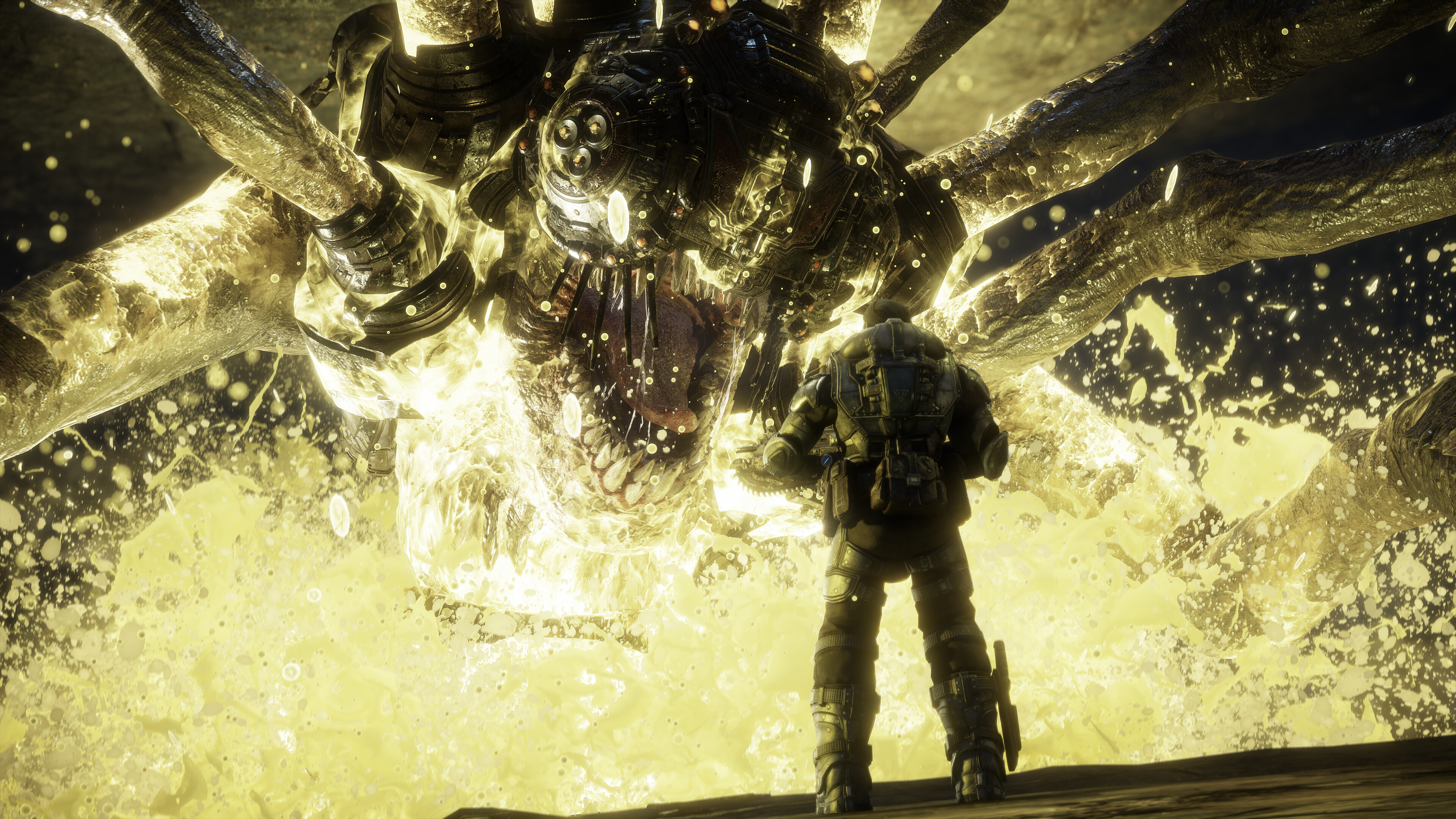 Promotional screenshot of a Corpser in Gears of War: Reloaded
