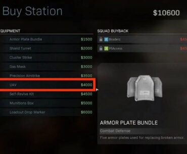About UAV in Warzone