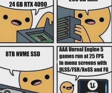 unreal engine 5 games be like:
