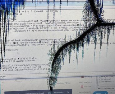 The laptop is hunted by a eldritch ghost