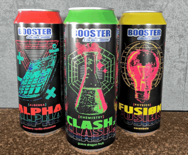 Supermarket around the corner had new energy drinks...
