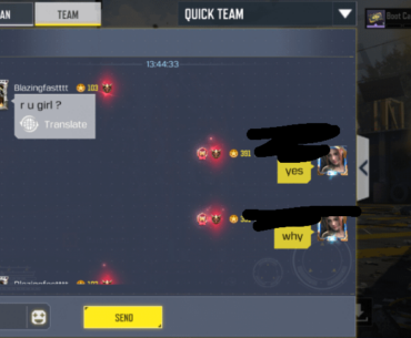 Found this guy on codm ( I am a guy 🤣) he sent me his pp and then I sent him something that he ain't gonna ever recover got his number reported on cyber security 😭🤣