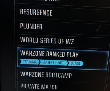 Warzone Ranked Casual