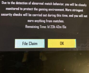 Why do I keep getting this pop up on a new account I just made or pubgmobilejp account