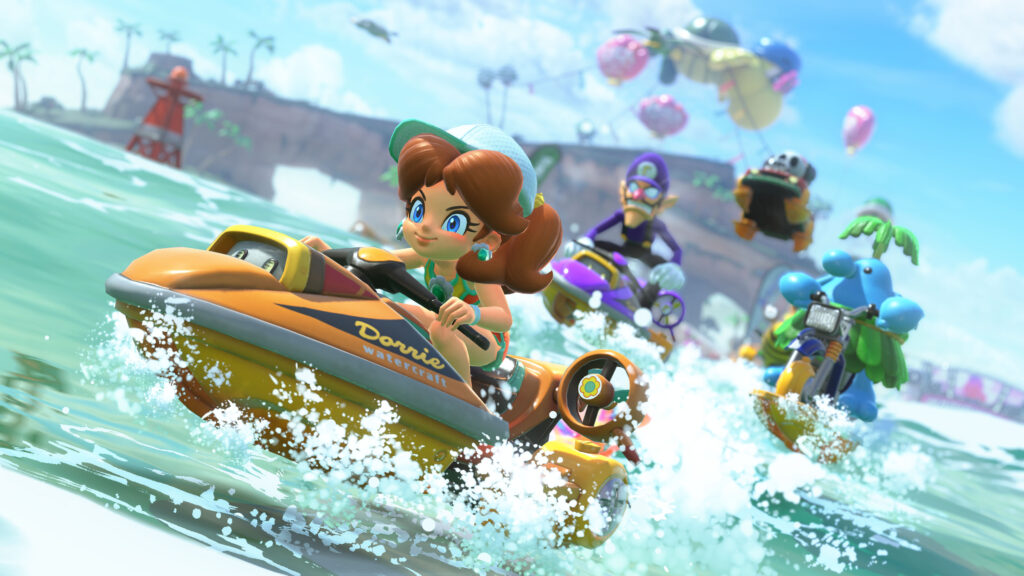 Nintendo showcases Wave Race-style mission in Mario Kart World Sickr