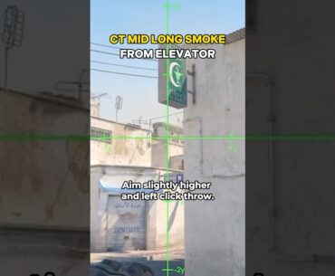 CS2 Dust2 - CT Mid Long Smoke #CS2 #counterstrike