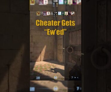 Cheater Gets What He Deserves In Counter Strike 2 || #cs2 #counterstrike2
