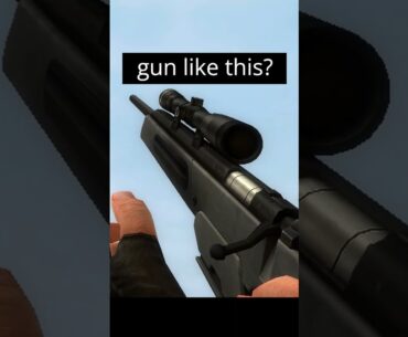 the WEIRDEST VIDEOGAME GUNS... #shorts #gaming #gamingshorts #cs2 #funfacts #gamingvideos #csgo