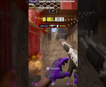 CS2 TAKES NO SKILL #cs2 #counterstrike #csgo