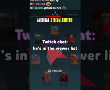 AMERICAN STREAM SNIPERS #cs2 #counterstrike #csgo