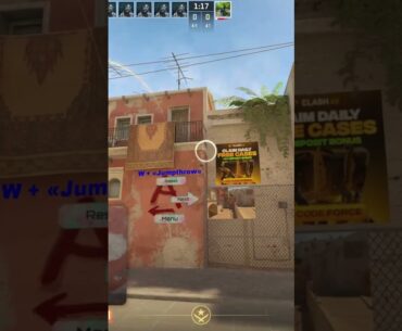 Counter Strike 2 Mirage Connector & Window smokes #cs2 #counterstrike  #cs2smokes #gaming