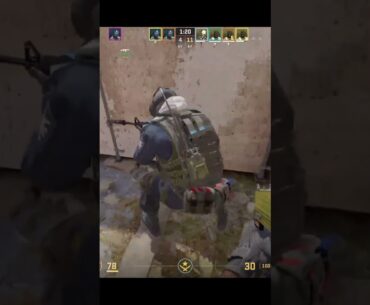 a very strange backstab in Counter Strike 2