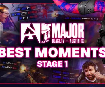 BEST MOMENTS of BLAST tv Austin Major 2025 Stage 1