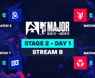 BLAST.tv Austin Major 2025, Stage 2, Day 1 - Stream B
