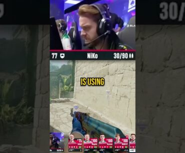 NiKo is using the $1000000 cs2 ak skin