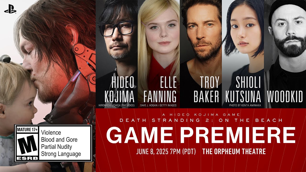 DEATH STRANDING 2: ON THE BEACH - Game Premiere - Orpheum Theatre - June 8, 2025 - YouTube