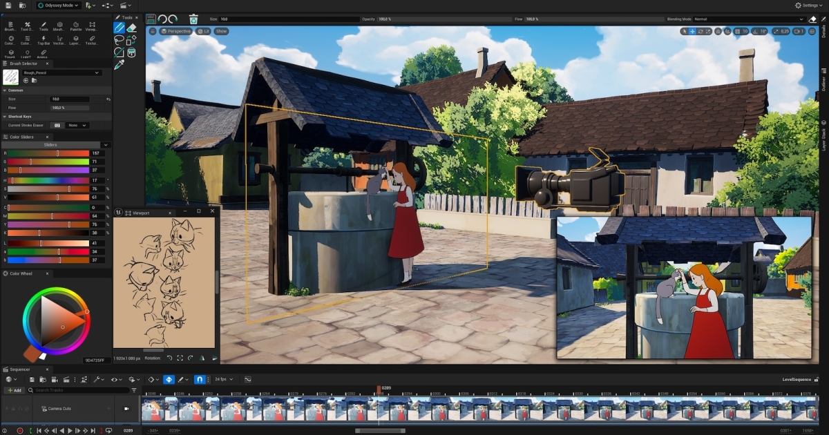 Check Out Odyssey, a Free 2D Animation Plug-In for Unreal Engine Check Out Odyssey, a Free 2D Animation Plug-In for Unreal Engine