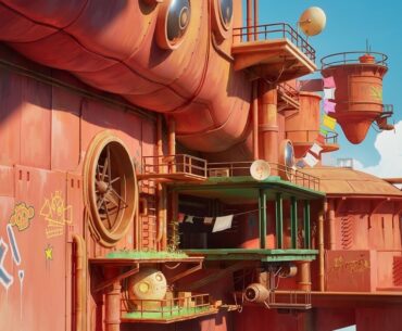UE5-Made 3D Environment Featuring Arcane Vibes & Hand-Painted Textures