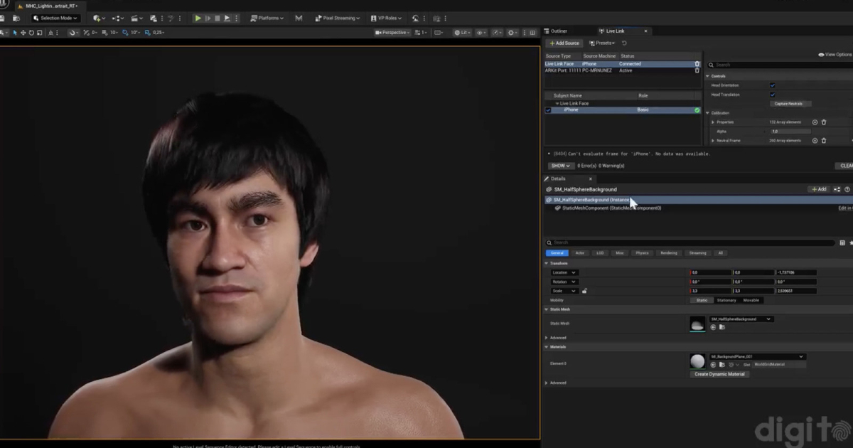 3D Artist Tests Live Link with MetaHuman in UE5.6 3D Artist Tests Live Link with MetaHuman in UE5.6