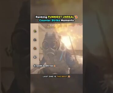 FUNNIEST Unreal Counter Strike Moments! 😭 #shorts #cs #cs2 #csgo #csgofunny #cs2funny #cs2moments