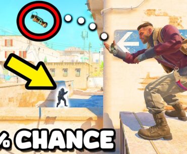 1% vs 100% SKILL NADES! - CS2 BEST MOMENTS #30
