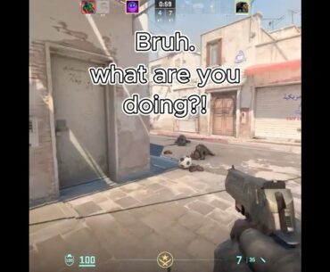 CS2 Soccer Clutch on Dust II ⚽️ #cs2 #funny #dust2 #soccer