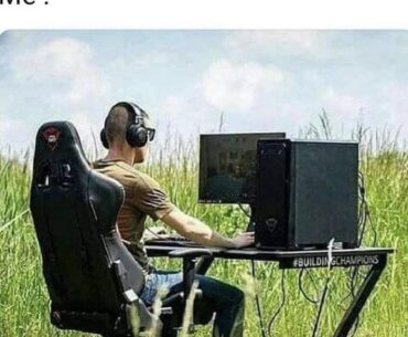 I play outside