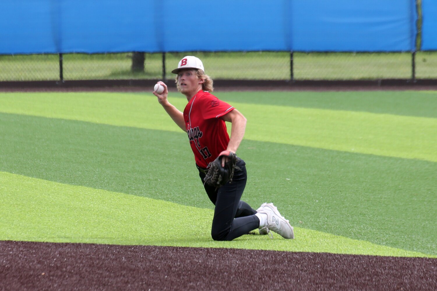 Bandits lose three games to Rapid City teams in Brookings Brookings second baseman Jase Bauer throws the ball to first base during a game against Rapid City Post 320 on Friday morning at Erv Huether Field in Brookings.
