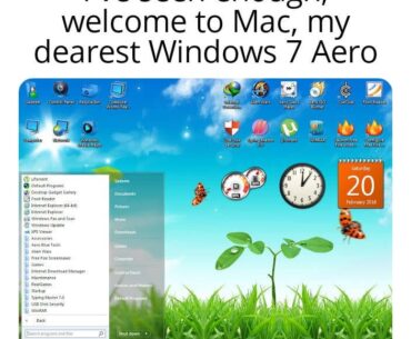 WWDC modernising what the children yearned for, Windows 7.