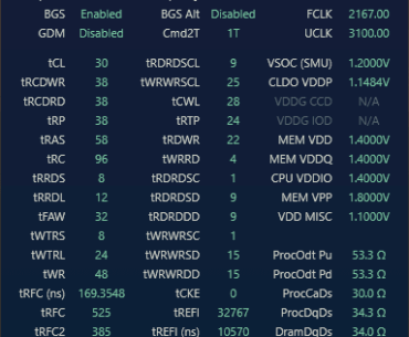 Updated AsRock Bios to 3.30 and want to double check my RAM OC (9800x3d CPU)