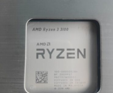 I bought a Ryzen 3 3100 for 3$