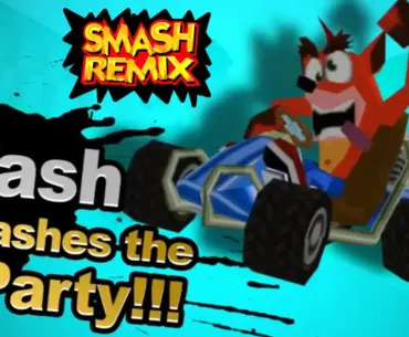 New Smash Remix trailer gives us an idea on how Crash Bandicoot would play in the Super Smash Bros. environment