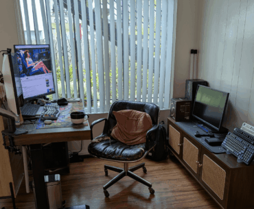 Small corner of my work & play station