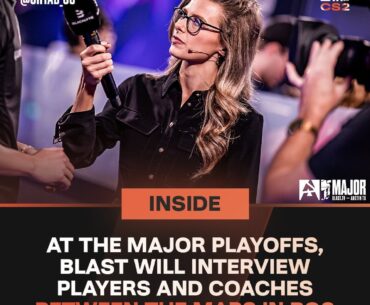 BLAST will interview players between the maps in BO3