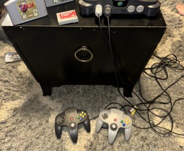Shocked my wife found a working N64 just down the road.