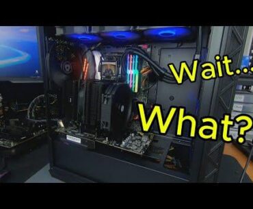 I put a CPU cooler on a GTX 1060. People said it wouldn’t fit in a case… so I made it fit.