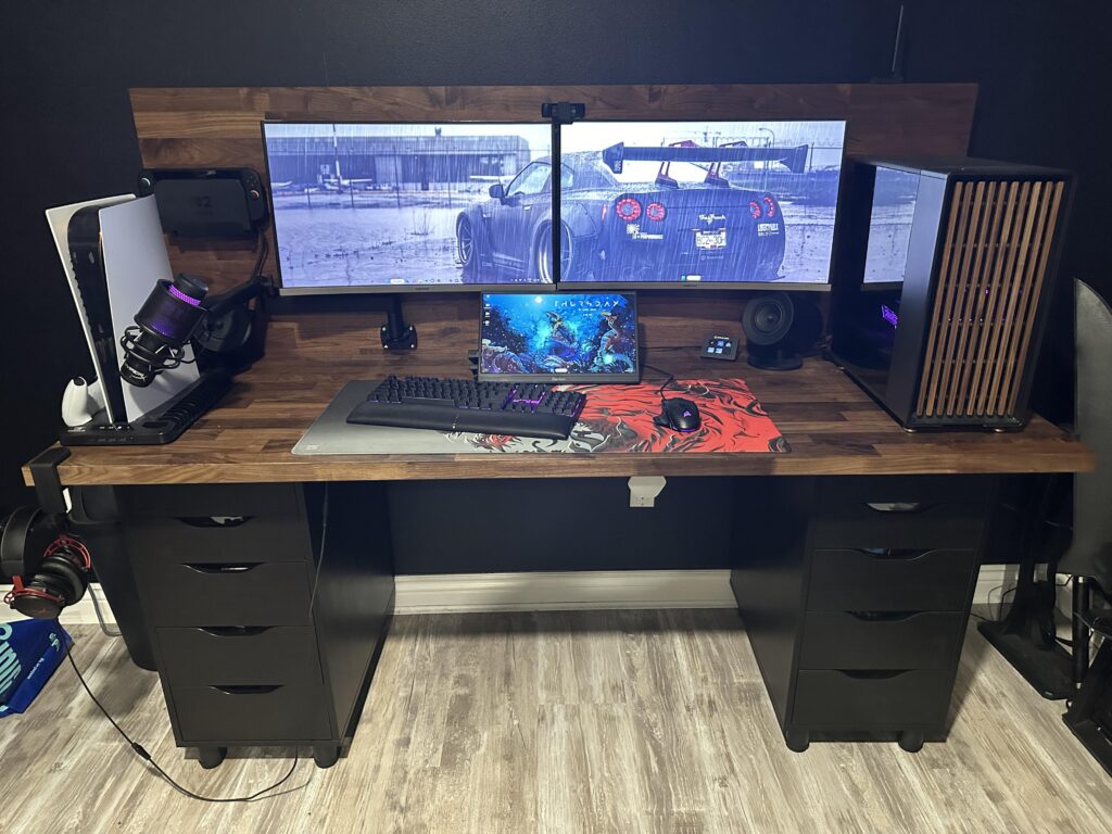 Just finished my set up after months of small changes I think I’m happy with it