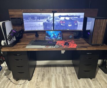 Just finished my set up after months of small changes I think I’m happy with it