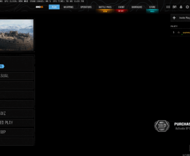 COD Warzone Black screen in Menu 2025