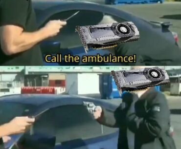 When I thought my 1080ti finally died, but turns out it was just my PSU failing