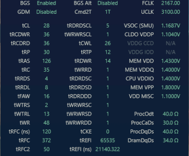 Matching tPHYRDLs and disabling Gear Down Mode on Ryzen 7000