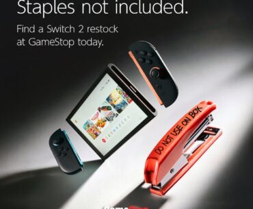 GameStop’s advert for Nintendo Switch 2 restock. IYKYK