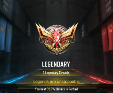 Got My first legendary rank in MP ranked