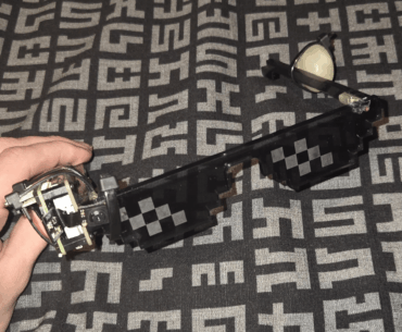 Working AI internal monologue glasses inspired