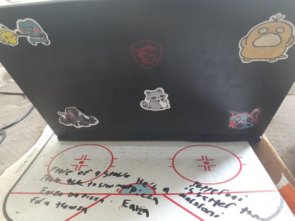 You clicked the cover of my curiously crazy, crude, cursed, cumputer; now here's the back