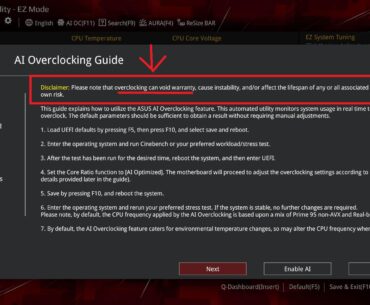 how can you promote AI overclocking products when you put disclaimers like this?