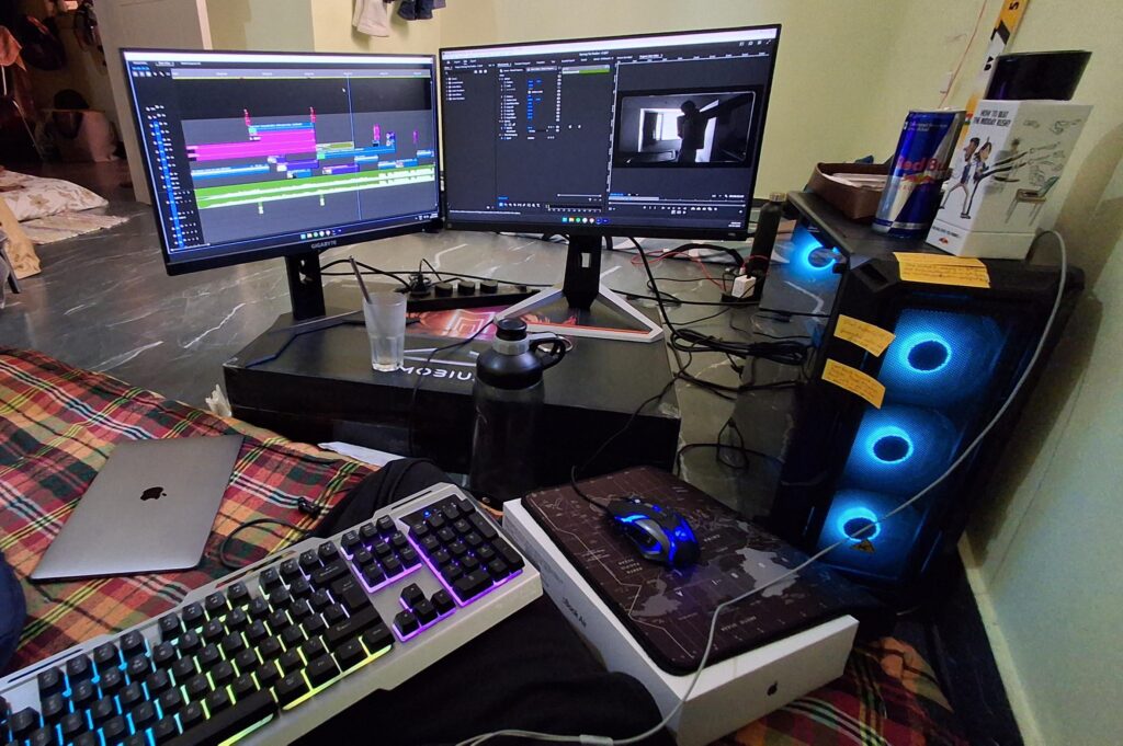 This is how a music video is cooked