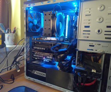 Upgraded to RTX 5070 and then realized I had Mirrors Edge on my backlog... Behold, the most overkill PhysX acceleration card ever (3060 12G)