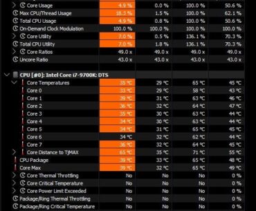 I7-9700k jumped to 5.6 Ghz