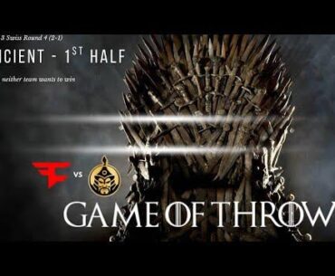 [steel] FaZe vs Mongolz Ancient 1st half from Stage 3 - Game of Throws